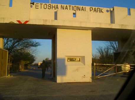 entrance of etosha 