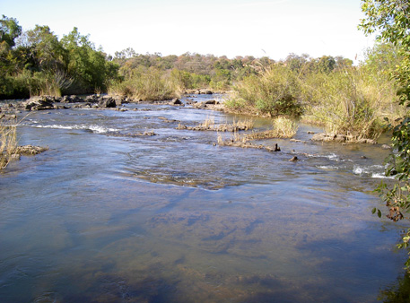 popa falls caprivi namibie