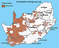 Crime africa South: rape 