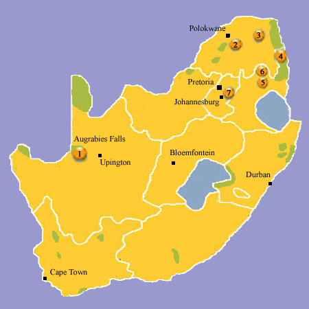 map South Africa