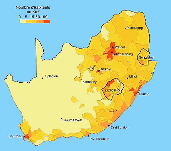 South Africa Population And Towns Of South Africa Language Ethnic