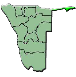 region de Caprivi namibie