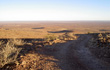 piste du mont brukkaros en namibie