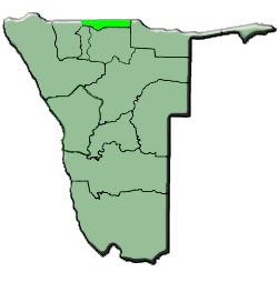 carte de Ohangwena