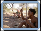 le peuple san, les bushmen de Namibie